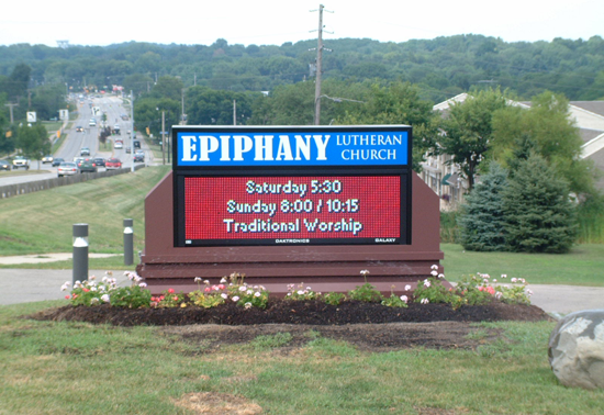 church signage