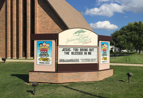 church signage